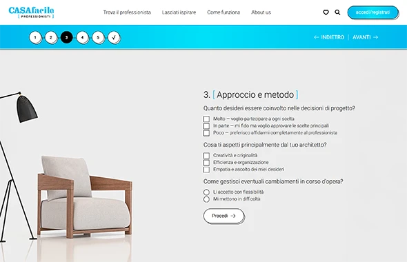 Matching step 3 – Ambiente