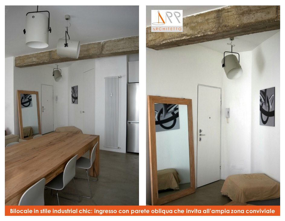Bilocale in stile industrial chic con pavimento in resina - Vista 3