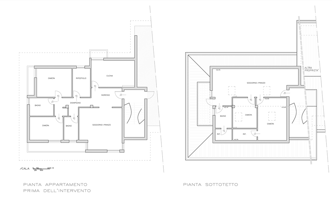 Ristrutturare un trilocale collegando il sottotetto - Vista 4