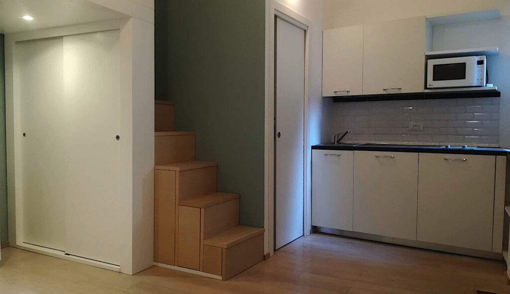 Progetto Monolocale con soppalco