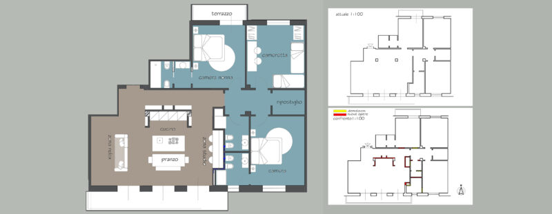 Migliorare la distribuzione degli spazi per vivere meglio la casa
