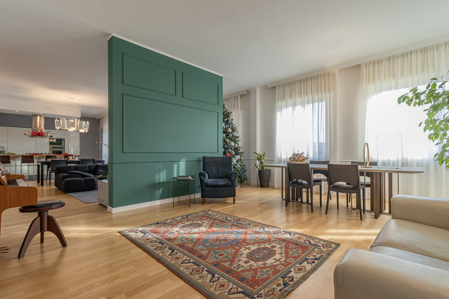 Salotto in stile classico contemporaneo - Vista 7