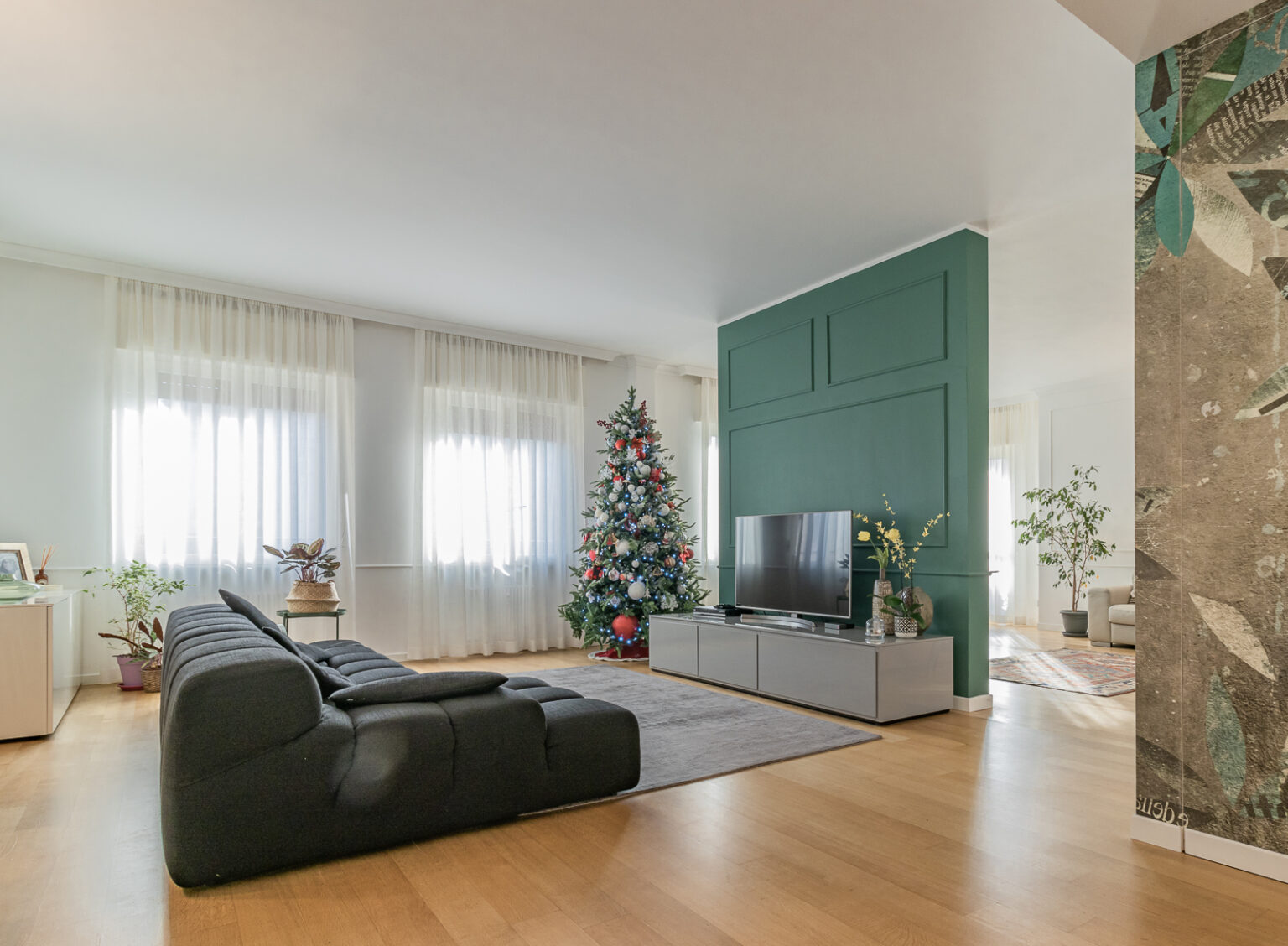 Salotto in stile classico contemporaneo - Vista 12