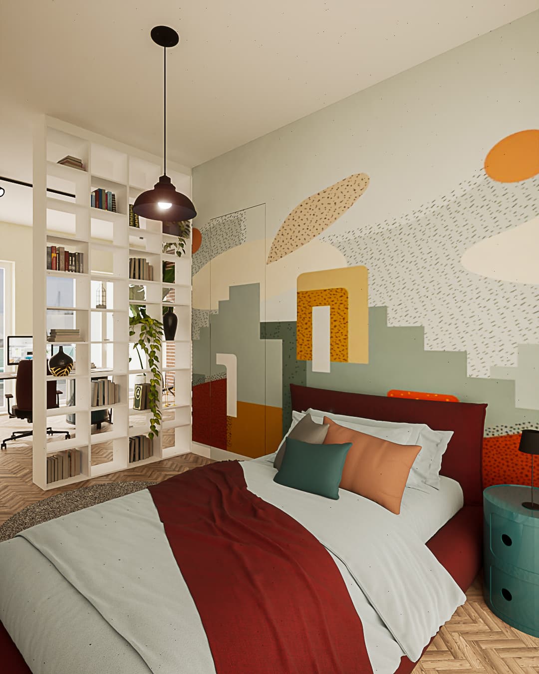 Mini-appartamento moderno: design funzionale per spazi ottimizzati - Vista 5